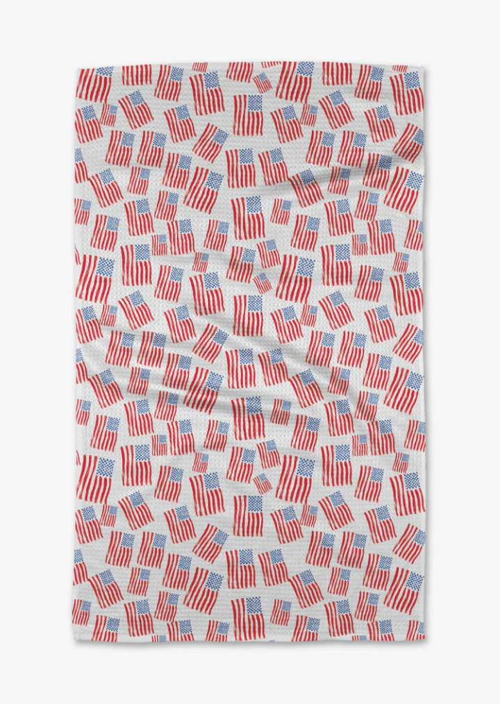 Geometry Towel- Flags